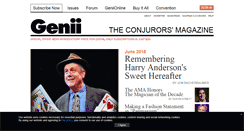 Desktop Screenshot of geniimagazine.com